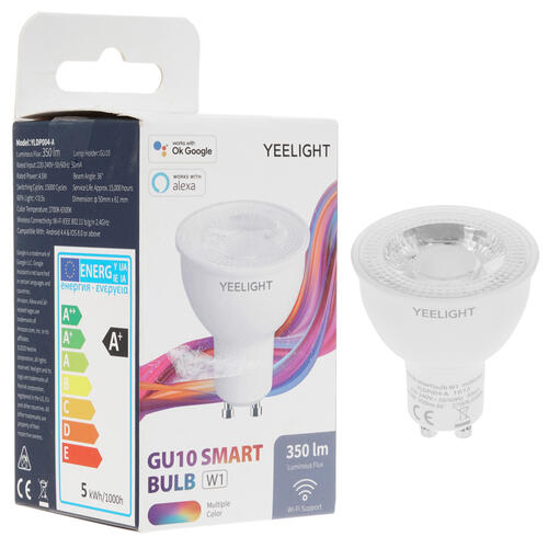 Купить Умная светодиодная лампа Yeelight GU10 Smart bulb YLDP004-A  5324263. Характеристики, отзывы и цены в Донецке