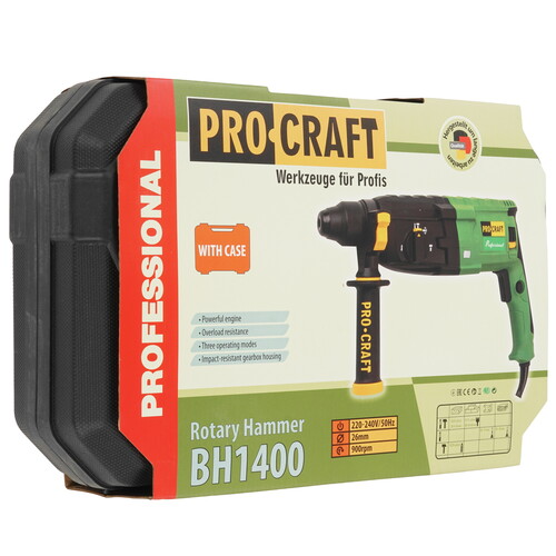 Купить Перфоратор Procraft BH1400  9277907. Характеристики, отзывы и цены в Донецке