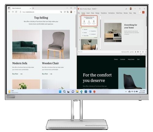 Купить 23.8" Монитор Lenovo Xiaoxin 24 серый  5465376. Характеристики, отзывы и цены в Донецке