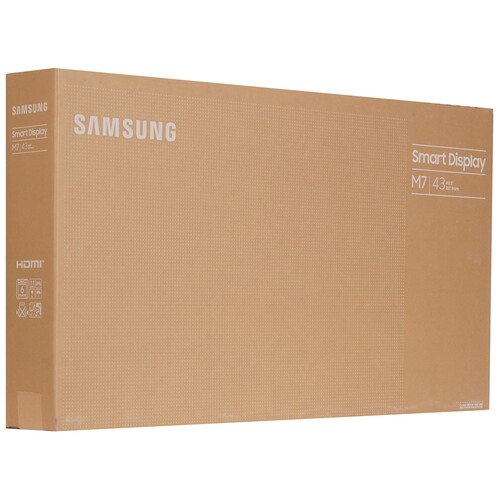 Купить 43" Смарт-монитор Samsung Smart M7 S43FM702UI черный  5629033. Характеристики, отзывы и цены в Донецке