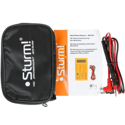 Купить Мультиметр Sturm! MM1204  1063818. Характеристики, отзывы и цены в Донецке