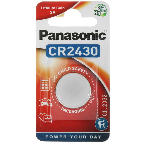 Купить Батарейка Panasonic Lithium CR2430  9220310. Характеристики, отзывы и цены в Донецке