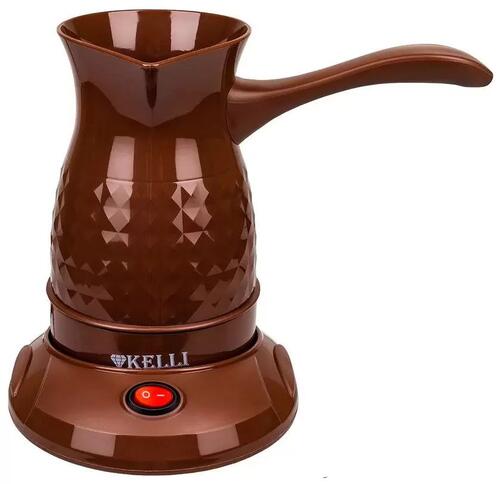 Купить Электрическая турка Kelli KL-1394 коричневый  9901476. Характеристики, отзывы и цены в Донецке