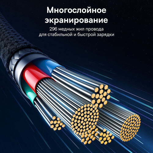 Купить Кабель круглый Baseus USB Type-C - USB Type-C черный 1 м  5455769. Характеристики, отзывы и цены в Донецке