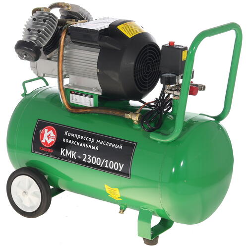 Купить Компрессор поршневой масляный Калибр КМК-2300/100У  1241851. Характеристики, отзывы и цены в Донецке