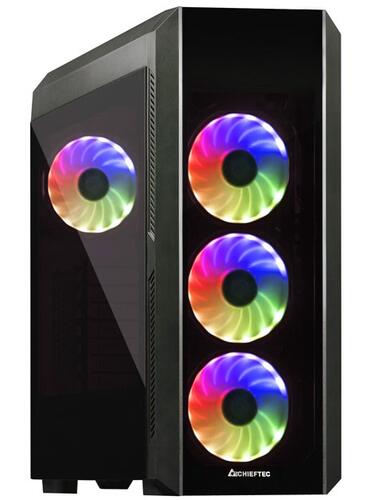 Купить Корпус Chieftec Scorpion 3 [GL-03B-OP] черный  4709527. Характеристики, отзывы и цены в Донецке