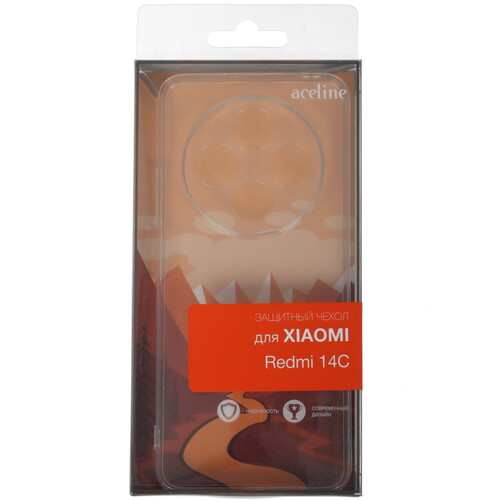 Купить Накладка  Aceline Silicone для Xiaomi Redmi 14C прозрачный  9150749. Характеристики, отзывы и цены в Донецке