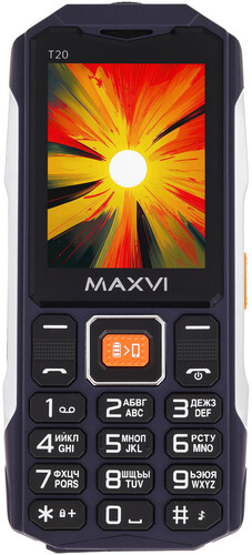 Купить Сотовый телефон Maxvi T20 синий  5476422. Характеристики, отзывы и цены в Донецке