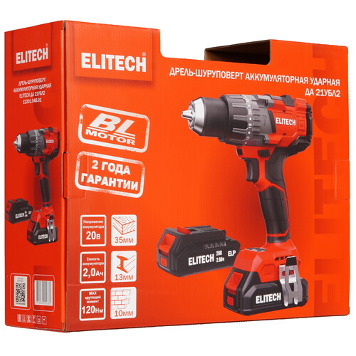 Купить Дрель-шуруповерт Elitech ДА 21УБЛ2  9205808. Характеристики, отзывы и цены в Донецке