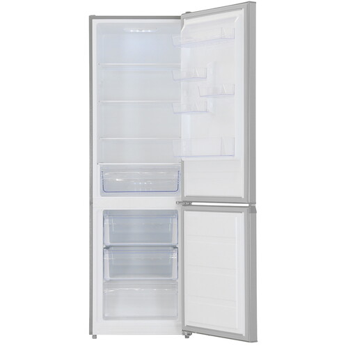 Купить Холодильник с морозильником   DEXP B220AMA серебристый  5049842. Характеристики, отзывы и цены в Донецке