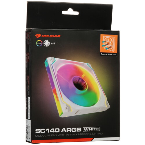 Купить Вентилятор Cougar SC140 ARGB Reverse Blade  5609717. Характеристики, отзывы и цены в Донецке