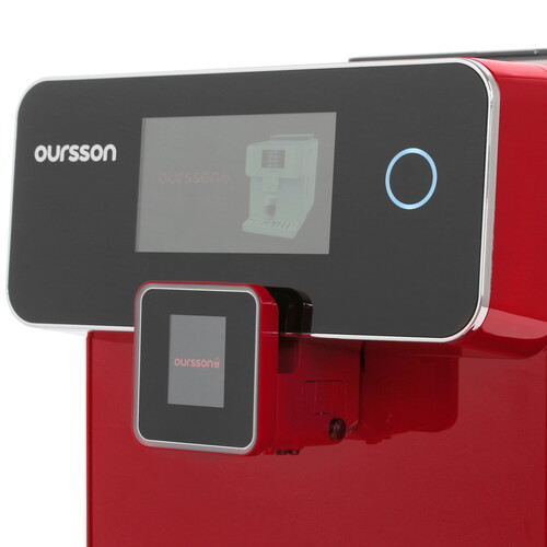 Купить Кофемашина автоматическая Oursson AM6250/DC красный  8190101. Характеристики, отзывы и цены в Донецке