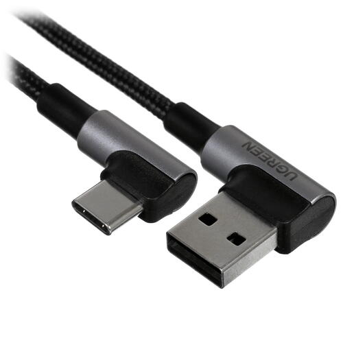 Купить Кабель круглый Ugreen USB Type-C - USB 2.0 Type-A черный 1 м  5025821. Характеристики, отзывы и цены в Донецке