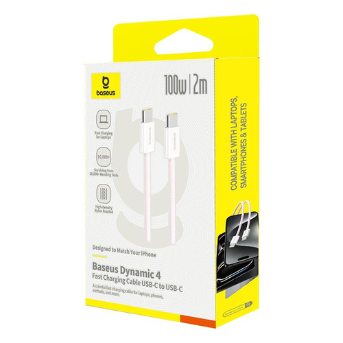Купить Кабель Baseus USB Type-C - USB Type-C розовый  5627606. Характеристики, отзывы и цены в Донецке