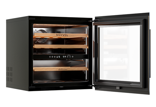 Купить Винный шкаф Meyvel MV26PRO-KBB2 черный  9407406. Характеристики, отзывы и цены в Донецке