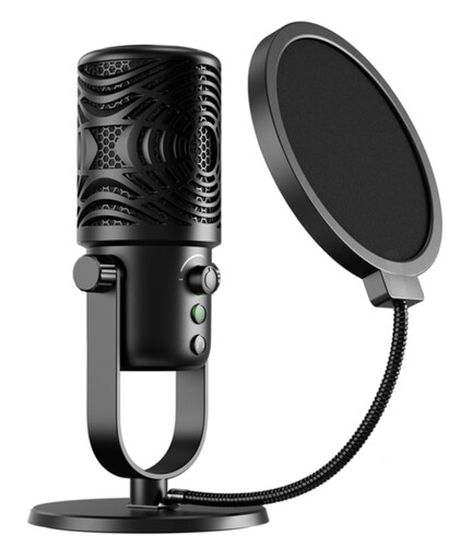 Купить Микрофон OneOdio FM1 черный  9099288. Характеристики, отзывы и цены в Донецке