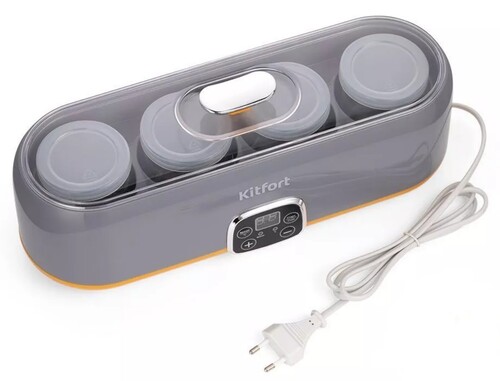 Купить Йогуртница Kitfort КТ-6040 серый  9090945. Характеристики, отзывы и цены в Донецке