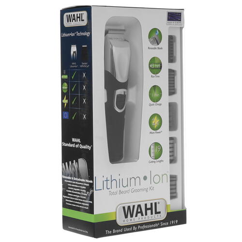 Купить Триммер Wahl Total Beard Grooming Kit черный/серебристый  8143120. Характеристики, отзывы и цены в Донецке