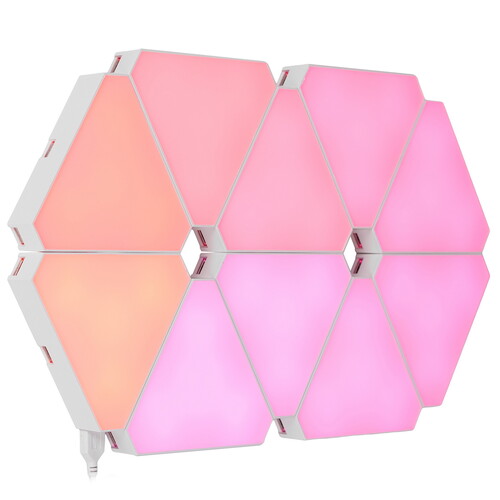 Купить Светильник настенно-потолочный Home Ideas Шестиугольники (10 модулей) белый/белый  9178383. Характеристики, отзывы и цены в Донецке