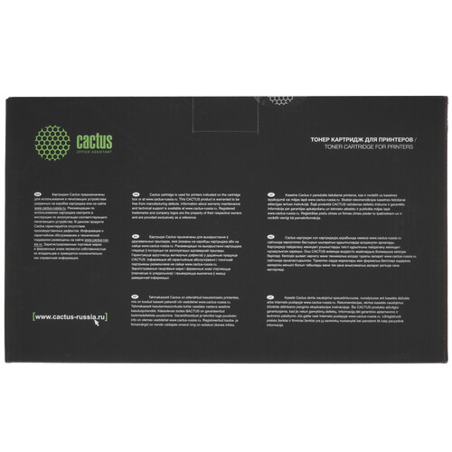 Купить Картридж лазерный Cactus CS-T1 черный, с чипом  9065506. Характеристики, отзывы и цены в Донецке