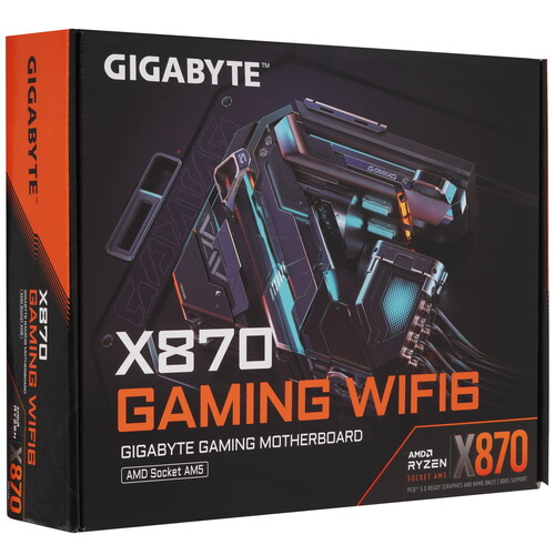 Купить Материнская плата GIGABYTE X870 GAMING WIFI6  5492088. Характеристики, отзывы и цены в Донецке