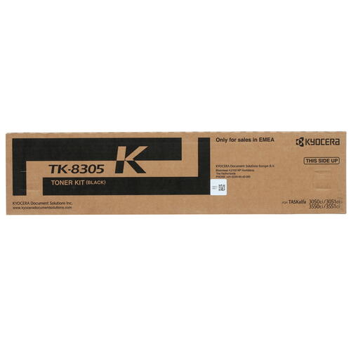 Купить Тонер-картридж лазерный Kyocera TK-8305K черный, с чипом  0186716. Характеристики, отзывы и цены в Донецке