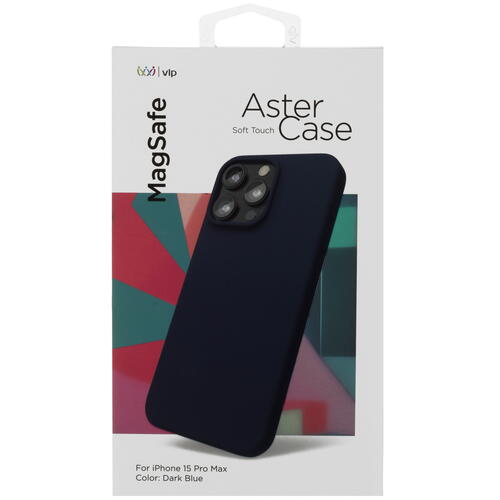 Купить Накладка  VLP Aster Case для Apple iPhone 15 Pro Max синий  5426099. Характеристики, отзывы и цены в Донецке