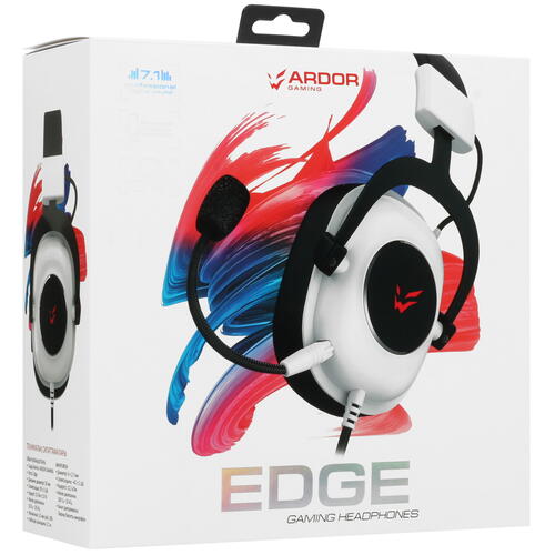Купить Проводные наушники ARDOR GAMING Edge белый 2022  5082222. Характеристики, отзывы и цены в Донецке