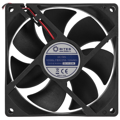 Купить Вентилятор 5Bites [FB9225S-12H4MX] черный  5367322. Характеристики, отзывы и цены в Донецке