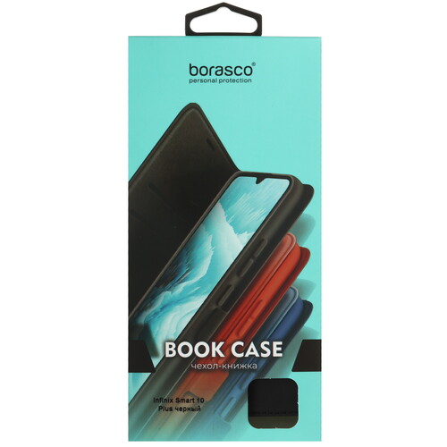 Купить Чехол-книжка  BoraSCO Book Case для Infinix SMART 10 Plus черный  5633596. Характеристики, отзывы и цены в Донецке