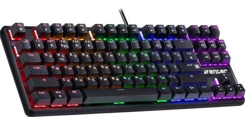 Купить Клавиатура проводная Defender Avenger GK-412 [45410]  5478216. Характеристики, отзывы и цены в Донецке
