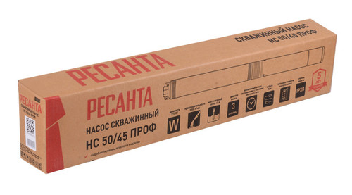 Купить Скважинный насос Ресанта НС 50/45  9207647. Характеристики, отзывы и цены в Донецке