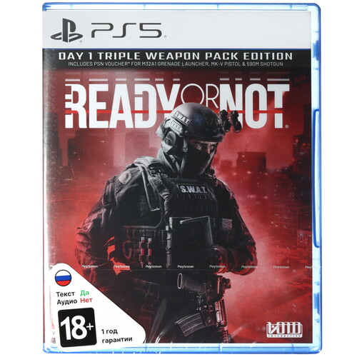 Купить Игра Ready Or Not - Day One Edition (PS5)  5635725. Характеристики, отзывы и цены в Донецке