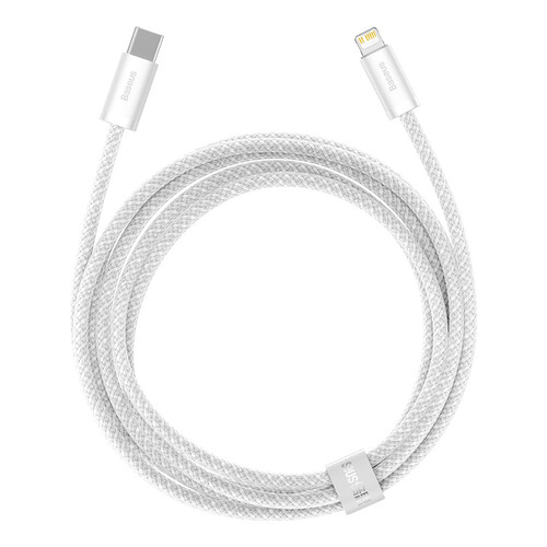 Купить Кабель круглый Baseus Lightning 8-pin - USB Type-C белый 2 м  9260664. Характеристики, отзывы и цены в Донецке