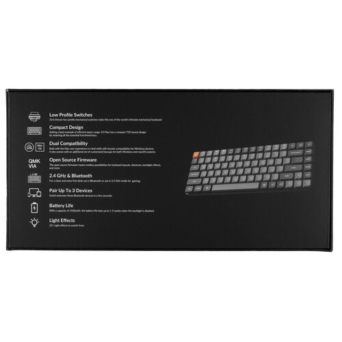 Купить Клавиатура  проводная + беспроводная Keychron K3 Max  9192126. Характеристики, отзывы и цены в Донецке