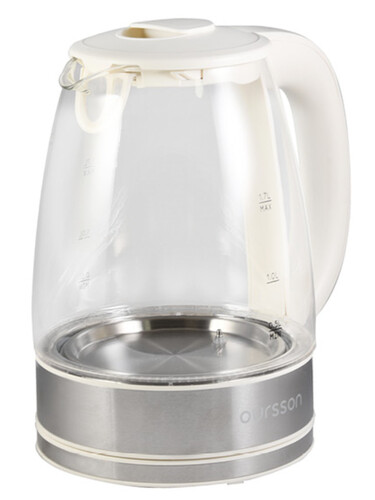 Купить Электрочайник Oursson KE1744GD/IV бежевый  9081578. Характеристики, отзывы и цены в Донецке