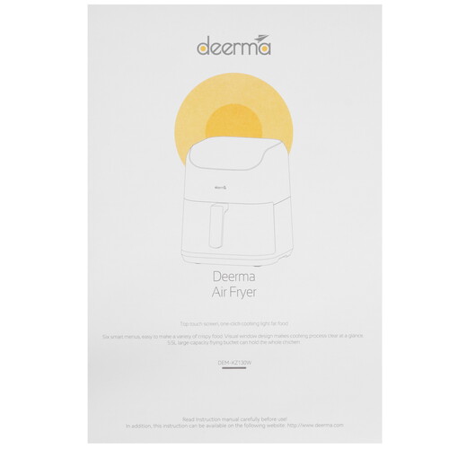 Купить Аэрогриль DEERMA DEM-KZ130W белый  9208802. Характеристики, отзывы и цены в Донецке