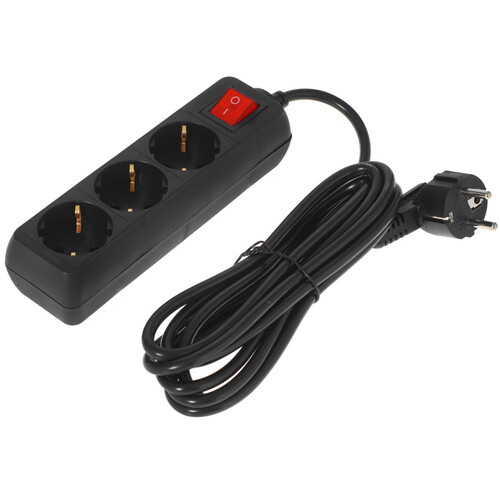 Купить Удлинитель Фотон 16-33ES черный  5362357. Характеристики, отзывы и цены в Донецке