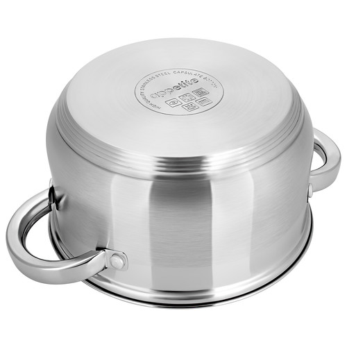 Купить Кастрюля Appetite Elisa JL03253 2.5 л 18 см серебристый  9294699. Характеристики, отзывы и цены в Донецке