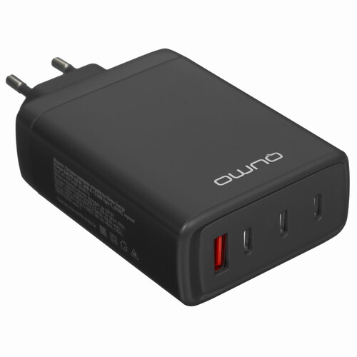 Купить Сетевое зарядное устройство QUMO Energy PD 100W черный  5495482. Характеристики, отзывы и цены в Донецке