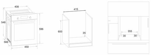Купить Электрический духовой шкаф Simfer B4EB16016 черный  8186936. Характеристики, отзывы и цены в Донецке