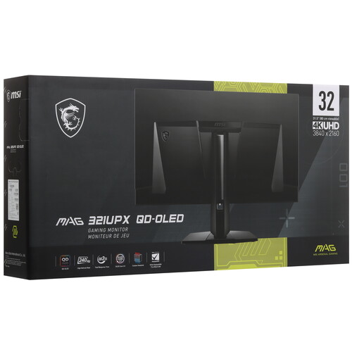Купить 31.5" Монитор MSI MAG 321UPX QD-OLED черный  5620907. Характеристики, отзывы и цены в Донецке