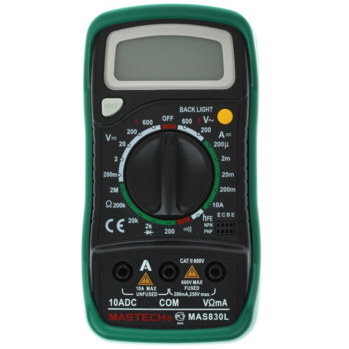 Купить Мультиметр Mastech MAS830L  1063813. Характеристики, отзывы и цены в Донецке