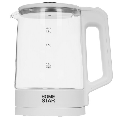 Купить Электрочайник Homestar HS-1008 белый  9062648. Характеристики, отзывы и цены в Донецке