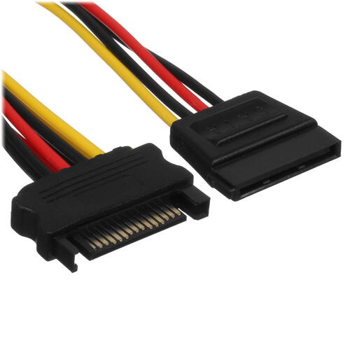 Купить Переходник для питания FinePower Sata 15-pin - 2 x Sata 15-pin  5421070. Характеристики, отзывы и цены в Донецке