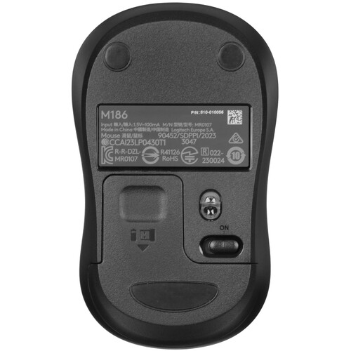 Купить Мышь беспроводная Logitech M186  5600221. Характеристики, отзывы и цены в Донецке