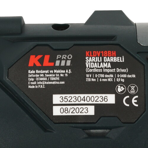 Купить Винтоверт KLPRO KLDV18BH-50  9154024. Характеристики, отзывы и цены в Донецке
