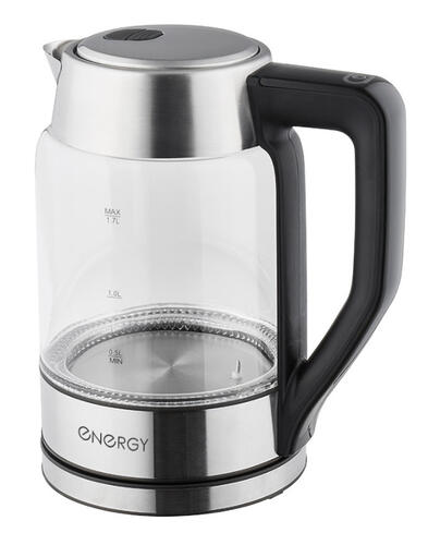 Купить Электрочайник Energy E-207T серебристый  9088408. Характеристики, отзывы и цены в Донецке