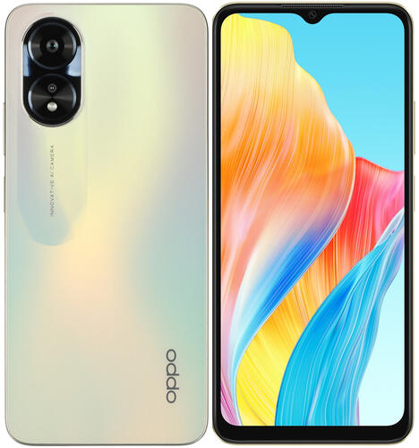 Купить 6.56" Смартфон OPPO A38 128 ГБ золотистый  5430123. Характеристики, отзывы и цены в Донецке