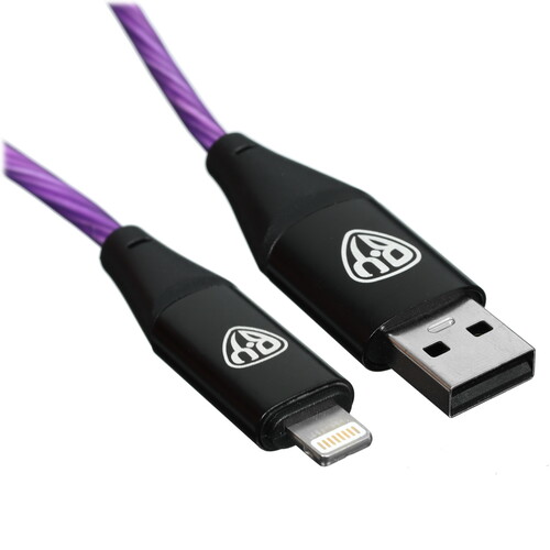 Купить Кабель круглый BY Lightning 8-pin - USB 2.0 Type-A фиолетовый 1 м  5482254. Характеристики, отзывы и цены в Донецке